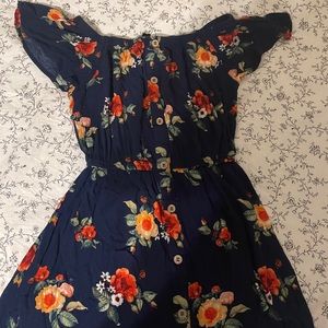 Blue Floral Dress